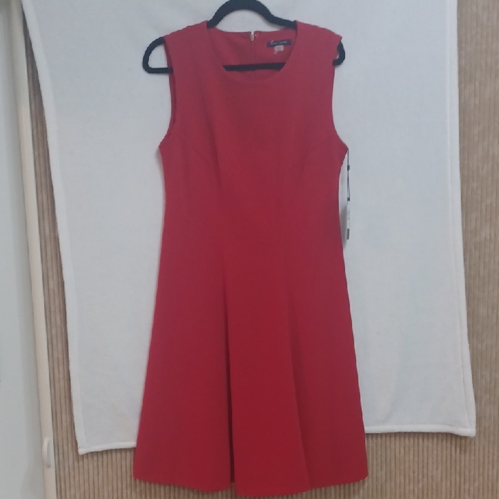 Tommy Hilfiger Red Sleeveless Mini Dress